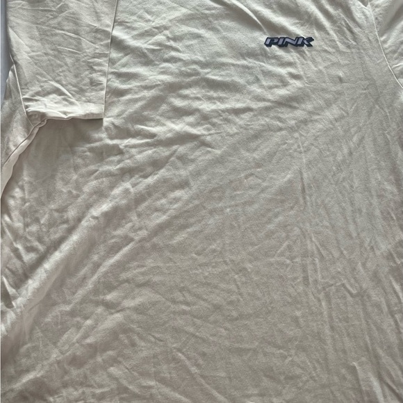 VICTORIA'S SECRET PINK SHORT SLEEVE T-SHIRT PINK LOGO  Large NWT plus - Picture 2 of 2